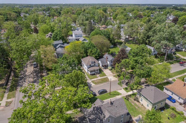 604 Edgewood St, Jackson, MI 49202 - aerial view of residential area
