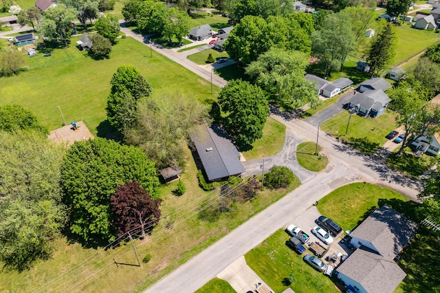520 N W St, Coloma, MI 49038 - aerial perspective of suburban area