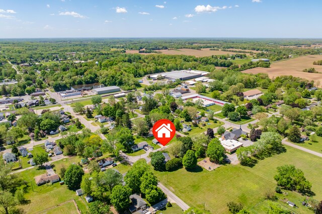 520 N W St, Coloma, MI 49038 - bird's eye view of a heavily wooded area