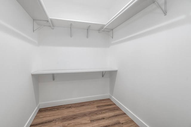 611 River Rd, Marshall, MI 49068 - walk in closet featuring wood finished floors