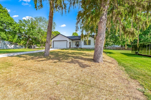 611 River Rd, Marshall, MI 49068 - ranch-style home with driveway and a garage