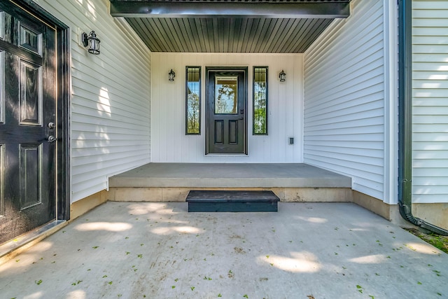 611 River Rd, Marshall, MI 49068 - view of exterior entry with a porch