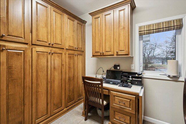 1259 Rose Dr, Niles, MI 49120 - home office featuring light tile patterned floors