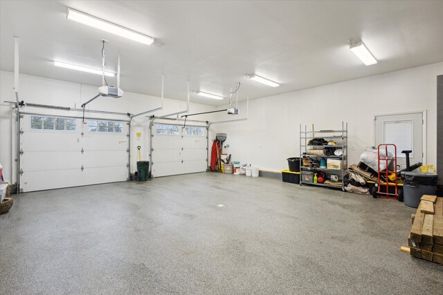 1259 Rose Dr, Niles, MI 49120 - garage featuring a garage door opener