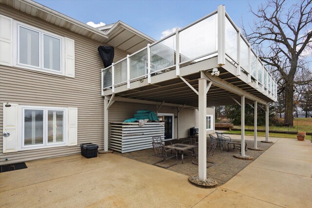 1259 Rose Dr, Niles, MI 49120 - rear view of property with a patio