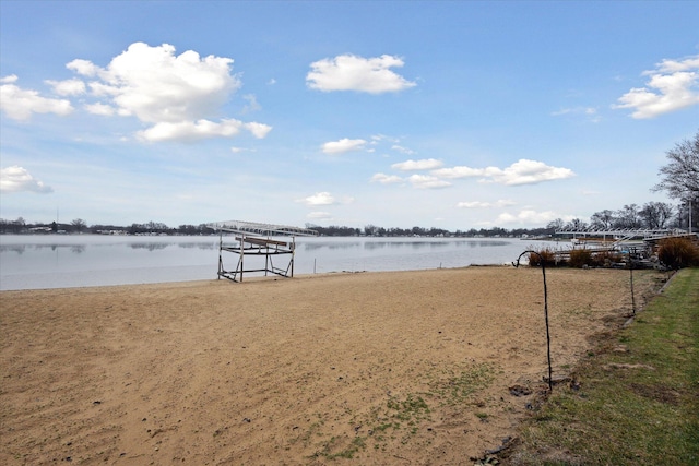 1259 Rose Dr, Niles, MI 49120 - view of yard featuring a water view