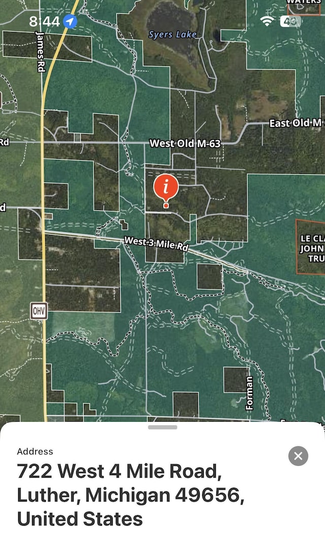 722 W 4 Mile Rd, Luther, MI 49656