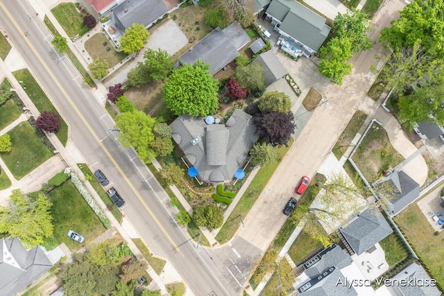 404 N Shore Dr, South Haven, MI 49090 - aerial view of property and surrounding area with nearby suburban area