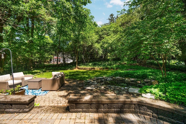 1711 Morton Ave, Ann Arbor, MI 48104 - view of patio / terrace featuring outdoor lounge area