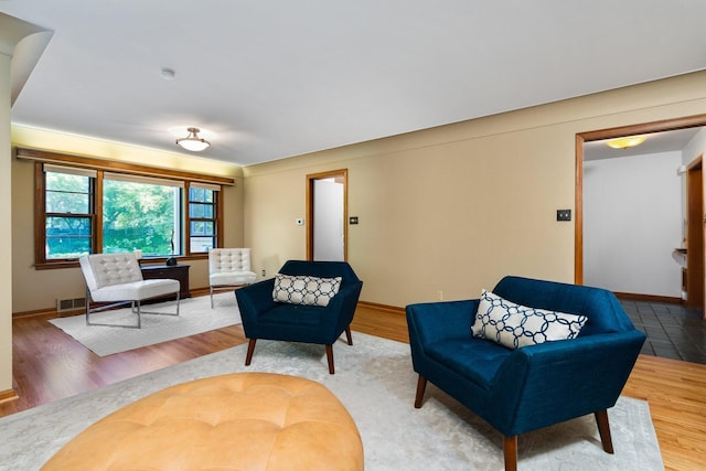 1711 Morton Ave, Ann Arbor, MI 48104 - living area with wood finished floors and baseboards