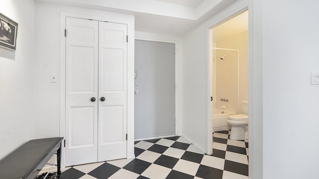 1050 Wall St Unit 2C, Ann Arbor, MI 48105 - corridor with tile patterned floors