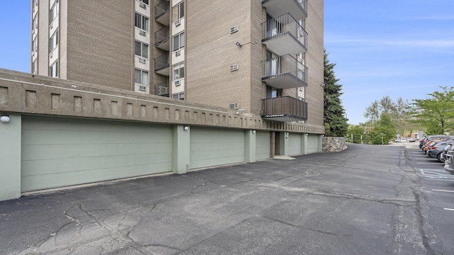 1050 Wall St Unit 2C, Ann Arbor, MI 48105 - view of building exterior with community garages