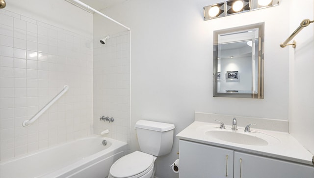1050 Wall St Unit 2C, Ann Arbor, MI 48105 - full bathroom with toilet,  shower combination, and vanity