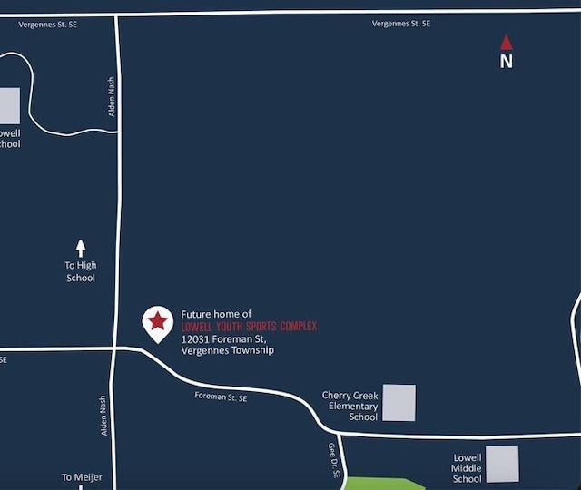 12036 Harvest Home Dr, Lowell, MI 49331 - map / location