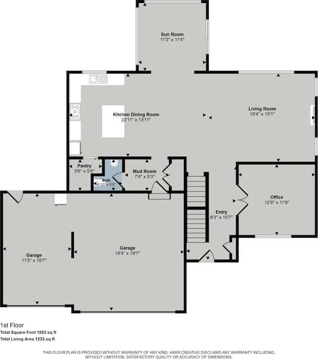 12036 Harvest Home Dr, Lowell, MI 49331 - home floor plan