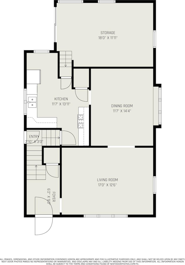 1212 Johnston St SE, Grand Rapids, MI 49507 - floor plan / room layout