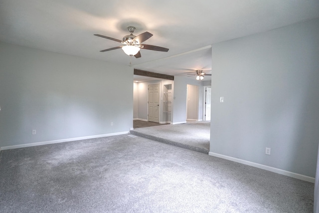 879 Carberry Rd, Niles, MI 49120 - unfurnished room with ceiling fan and carpet