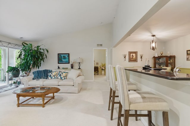 9285 Nature View Ln, Ypsilanti, MI 48197 - living area with light colored carpet and baseboards