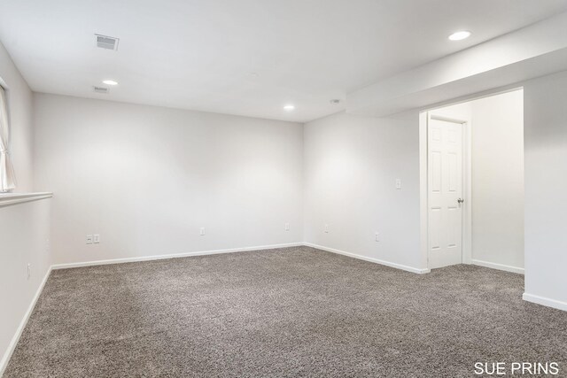 3107 Rain Tree Ct Unit 36, Hudsonville, MI 49426 - carpeted spare room with recessed lighting and baseboards