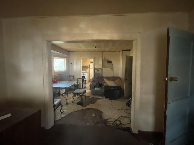 2645 Howden St, Muskegon Heights, MI 49444 - misc room with concrete floors
