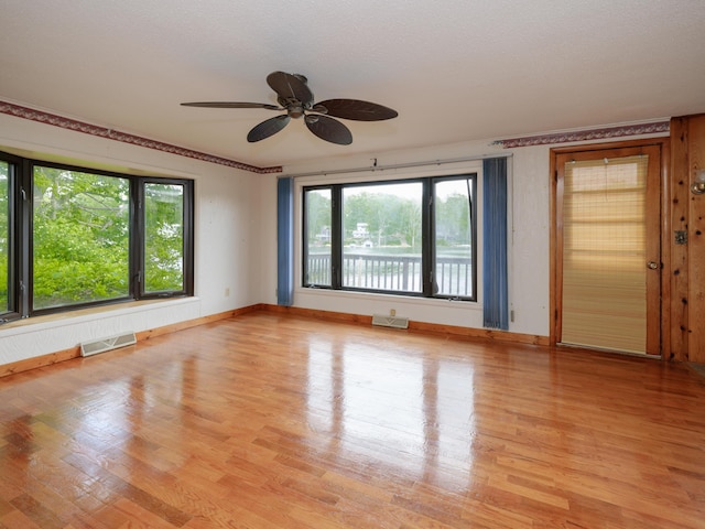 12391 Sunset Dr, Plainwell, MI 49080 - spare room with healthy amount of natural light, light wood finished floors, and baseboards