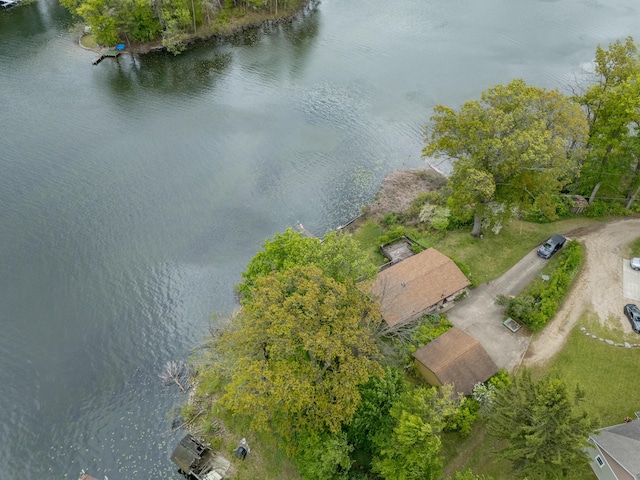 12391 Sunset Dr, Plainwell, MI 49080 - aerial view of property's location featuring a nearby body of water