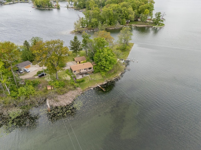 12391 Sunset Dr, Plainwell, MI 49080 - drone / aerial view of a nearby body of water