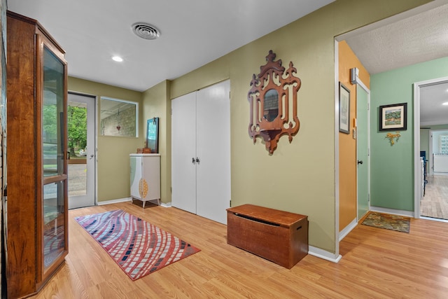 1119 Wesaw Rd, Niles, MI 49120 - foyer entrance with light wood-style floors, baseboards, and recessed lighting
