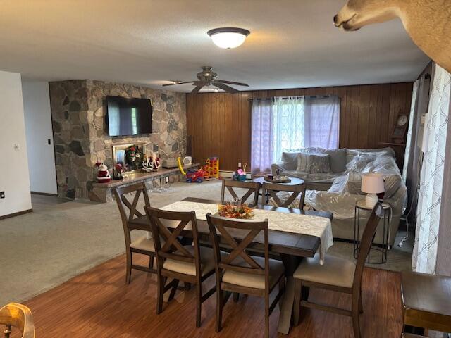 18593 30th Ave, Barryton, MI 49305 - dining space with ceiling fan