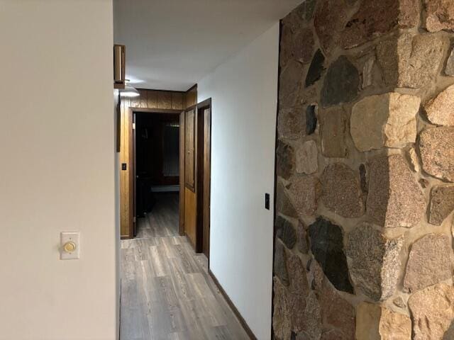 18593 30th Ave, Barryton, MI 49305 - corridor with light wood-style flooring