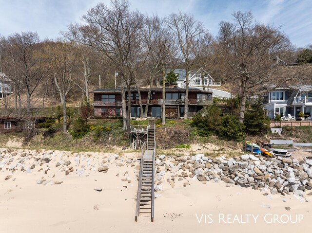 17933 N Shore Estates Rd, Spring Lake, MI 49456 - view of rear view of house