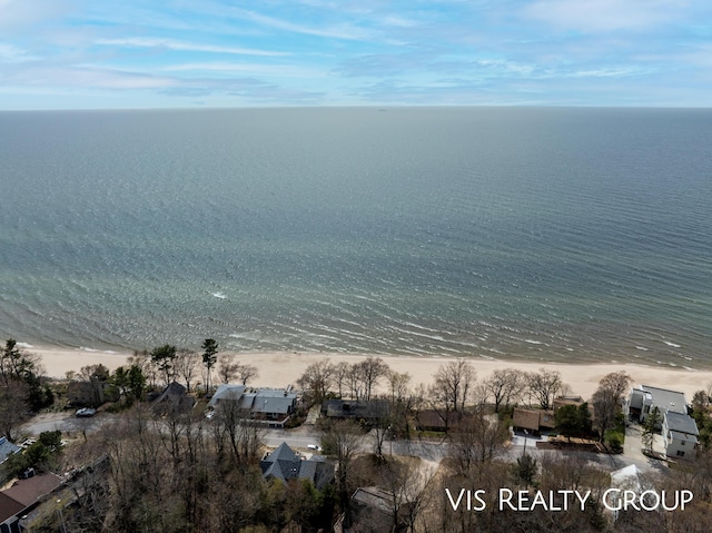 17933 N Shore Estates Rd, Spring Lake, MI 49456 - water view featuring nearby beach