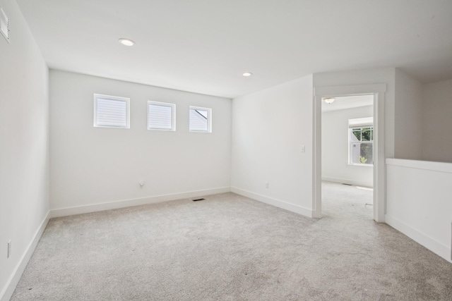 331 Honey Tree Way, Ann Arbor, MI 48103 - empty room with light carpet, plenty of natural light, and recessed lighting