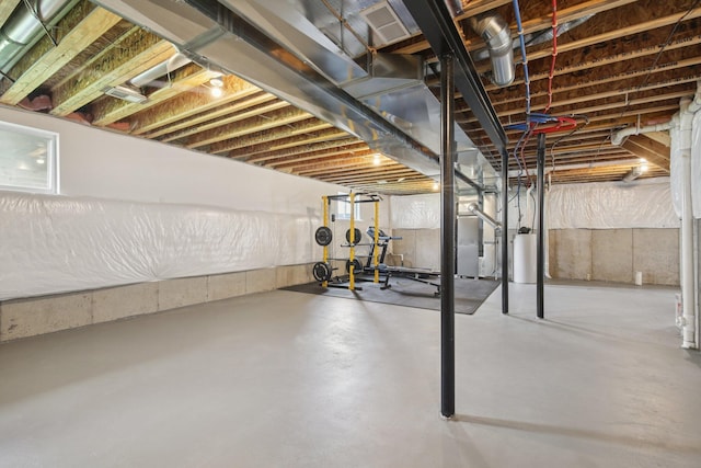 331 Honey Tree Way, Ann Arbor, MI 48103 - unfinished below grade area with gas water heater