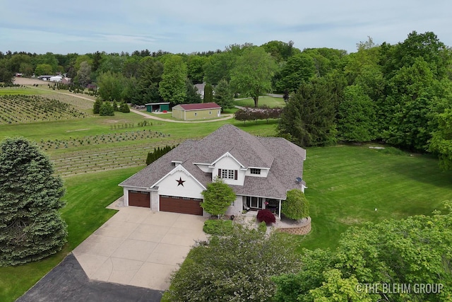 1705 Fritz St, Marne, MI 49435 - view from above of property