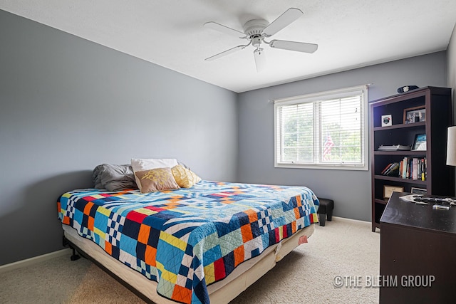 1705 Fritz St, Marne, MI 49435 - bedroom with carpet and ceiling fan