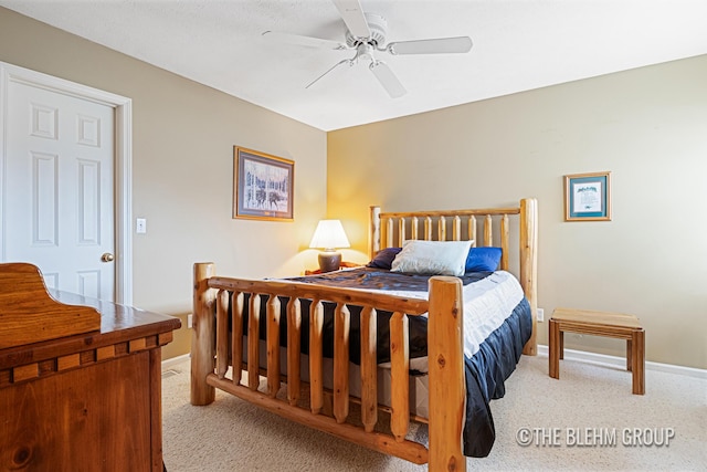 1705 Fritz St, Marne, MI 49435 - bedroom featuring carpet and ceiling fan