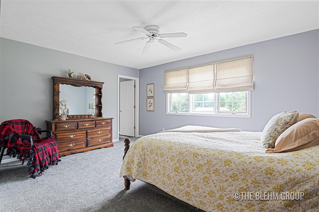 1705 Fritz St, Marne, MI 49435 - carpeted bedroom with a ceiling fan