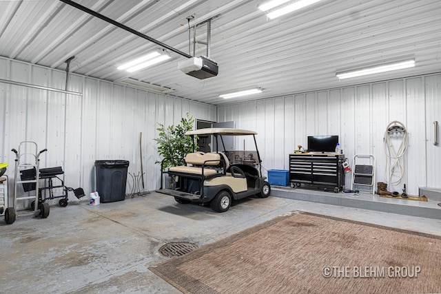 1705 Fritz St, Marne, MI 49435 - garage with a garage door opener
