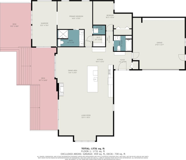 14776 Park Ct, Grand Haven, MI 49417 - floor plan / room layout