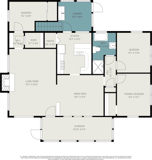 7034 W Dewey Rd, Ludington, MI 49431 - property floor plan