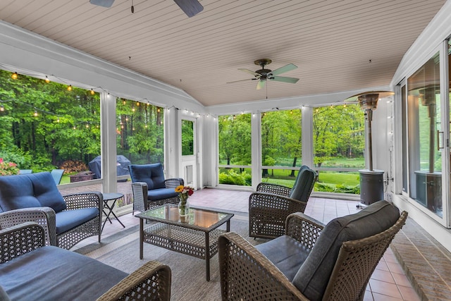 5340 Squires Manor Rd, Jackson, MI 49201 - sunroom with a ceiling fan and healthy amount of natural light