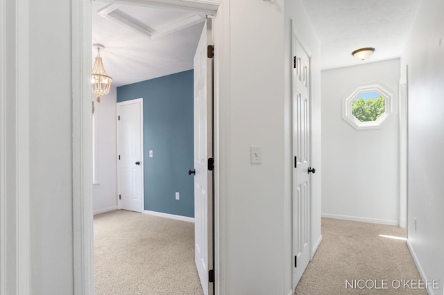 7745 Worthing Ct SW, Byron Center, MI 49315 - corridor with carpet and baseboards