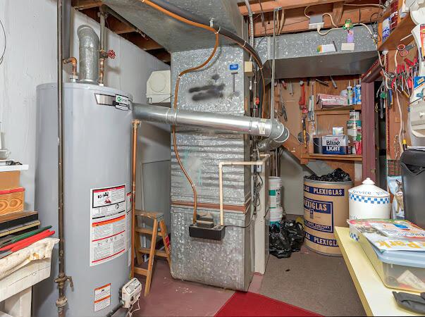 23165 Church St, Oak Park, MI 48237 - utilities featuring water heater and heating unit