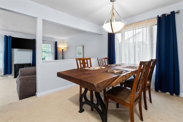 927 Queens Way, Canton, MI 48188 - dining area with light colored carpet and baseboards
