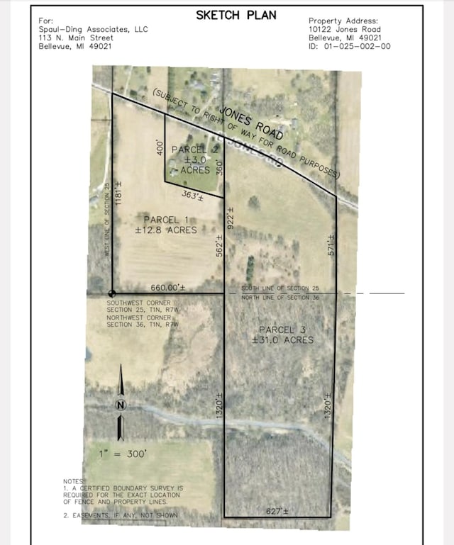 Jones Rd, Bellevue, MI 49021