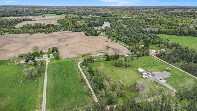 884 N Gavord Rd, Sterling, MI 48659 - aerial view of property's location featuring rural landscape