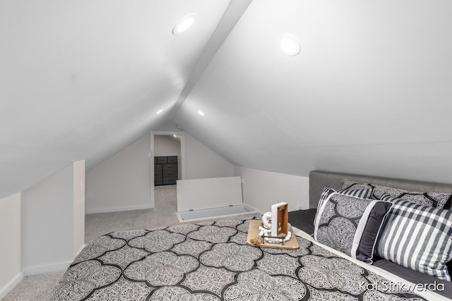 1900 Kinney Ave NW, Grand Rapids, MI 49534 - carpeted bedroom with vaulted ceiling and baseboards