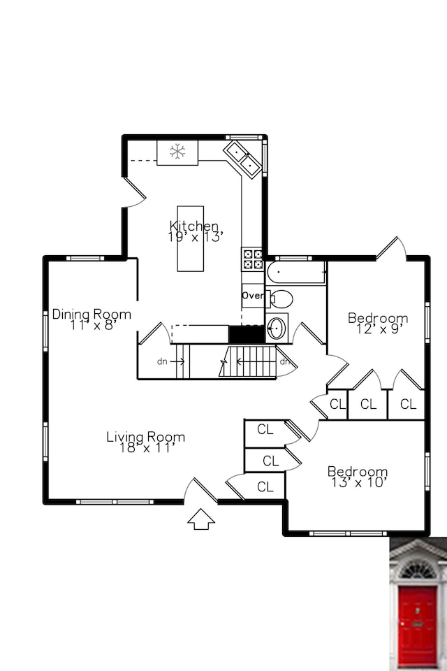1506 Chandler Rd, Ann Arbor, MI 48105 - home floor plan