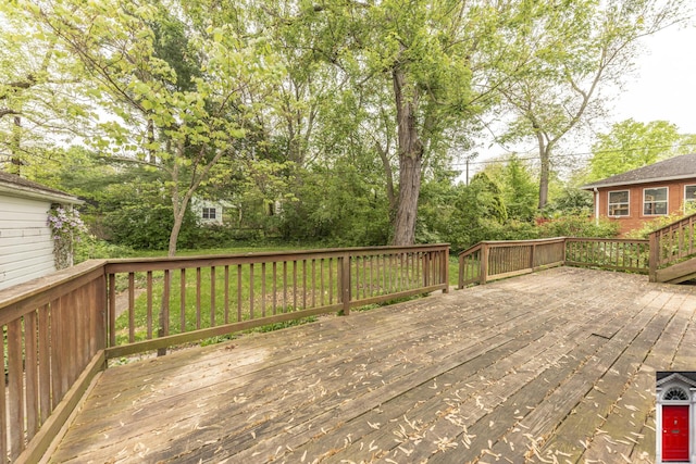 1506 Chandler Rd, Ann Arbor, MI 48105 - view of deck